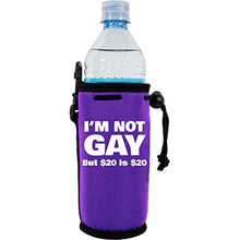 Load image into Gallery viewer, I'm Not Gay Water Bottle Coolie