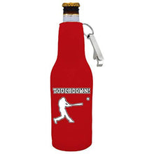 Load image into Gallery viewer, Touchdown Baseball Beer Bottle Coolie With Opener