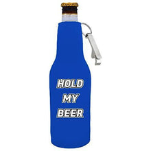 Load image into Gallery viewer, Hold My Beer Bottle Coolie with Opener