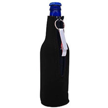 Load image into Gallery viewer, I Like Big Putts and I Cannot Lie Beer Bottle Coolie With Opener
