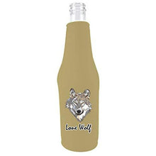 Load image into Gallery viewer, Lone Wolf Beer Bottle Coolie
