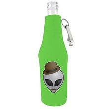 Load image into Gallery viewer, Alien in Disguise Beer Bottle Coolie With Opener