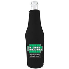Load image into Gallery viewer, Go F Yourself Beer Bottle Coolie With Opener