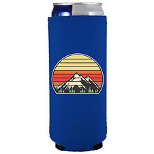 Load image into Gallery viewer, Retro Mountains Slim Can Coolie