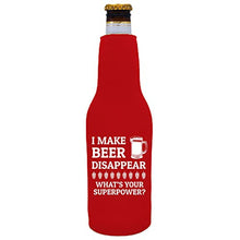 Load image into Gallery viewer, I Make Beer Disappear Beer Bottle Coolie