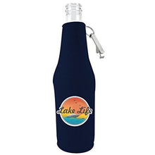 Load image into Gallery viewer, Lake Life Beer Bottle Coolie With Opener