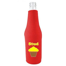 Load image into Gallery viewer, Stud Muffin Beer Bottle Coolie