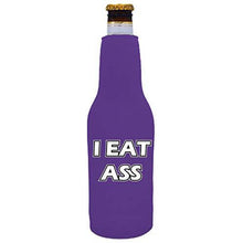 Load image into Gallery viewer, I Eat Ass Beer Bottle Coolie With Opener