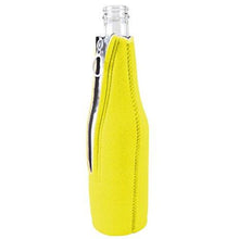 Load image into Gallery viewer, We All Need Something to Believe In. I Believe I'll Have Another Beer. Beer Bottle Coolie With Opener