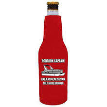 Load image into Gallery viewer, Pontoon Captain Beer Bottle Coolie