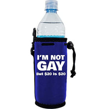 Load image into Gallery viewer, I'm Not Gay Water Bottle Coolie