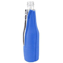 Load image into Gallery viewer, We All Need Something to Believe In. I Believe I'll Have Another Beer. Beer Bottle Coolie With Opener
