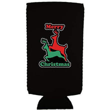 Load image into Gallery viewer, Merry Christmas Reindeer Humping Slim 12 oz Can Coolie