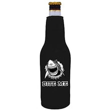 Load image into Gallery viewer, Bite Me Shark Beer Bottle Coolie