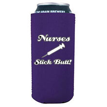 Load image into Gallery viewer, Nurses Stick Butt! 16 oz. Can Coolie