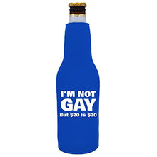 Load image into Gallery viewer, I'm Not Gay Beer Bottle Coolie