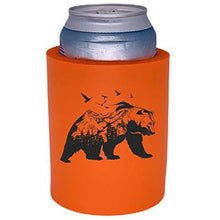 Load image into Gallery viewer, Mountain Bear Thick Foam "Old School" Can Coolie