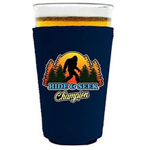 Load image into Gallery viewer, Bigfoot Hide & Seek Champion Pint Glass Coolie