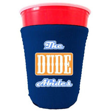 Load image into Gallery viewer, The Dude Abides Funny Party Cup Coolie