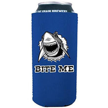 Load image into Gallery viewer, Bite Me Shark 16 oz Can Coolie