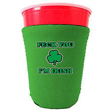 Load image into Gallery viewer, Feck You I&#39;m Irish Party Cup Coolie

