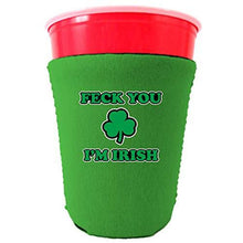 Load image into Gallery viewer, Feck You I'm Irish Party Cup Coolie
