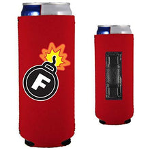 Load image into Gallery viewer, F Bomb Magnetic Slim Can Coolie