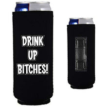 Load image into Gallery viewer, Drink Up Bitches Magnetic Slim Can Coolie