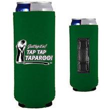 Load image into Gallery viewer, Just Tap It In! Tap Tap Taparoo! Golf Magnetic Slim Can Coolie