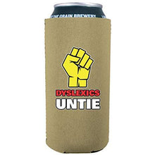 Load image into Gallery viewer, Dyslexics Untie 16 oz. Can Coolie