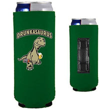 Load image into Gallery viewer, Drunkasaurus Slim Magnetic Can Coolie
