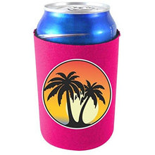 Load image into Gallery viewer, Palm Tree Sunset Can Coolie