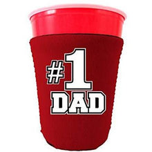 Load image into Gallery viewer, #1 Dad Collapsible Party Cup Coolie