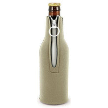 Load image into Gallery viewer, Don&#39;t Worry Be Hoppy! Beer Bottle With Opener Coolie
