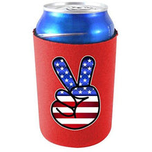 Load image into Gallery viewer, America Peace Sign Can Coolie