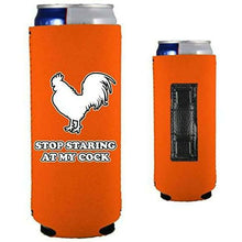Load image into Gallery viewer, Stop Staring At My Cock Magnetic Slim Can Coolie