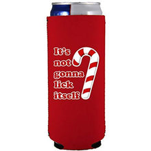 Load image into Gallery viewer, It's Not Gonna Lick Itself 12 oz Slim Can Coolie