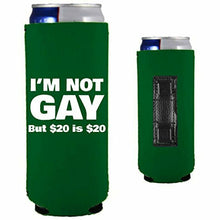 Load image into Gallery viewer, I'm Not Gay Magnetic Slim Can Coolie