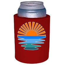 Load image into Gallery viewer, Retro Sunset Thick Foam Can Coolie