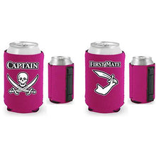 Load image into Gallery viewer, Captain and First Mate Magnetic Can Coolie Set