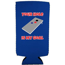Load image into Gallery viewer, Your Hole Is My Goal Slim 12 oz Can Coolie