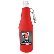Load image into Gallery viewer, Abraham Drinkin Beer Bottle Coolie With Opener