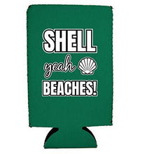 Load image into Gallery viewer, Shell Yeah Beaches 16 oz. Can Coolie