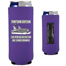 Load image into Gallery viewer, Pontoon Captain Magnetic Slim Can Coolie