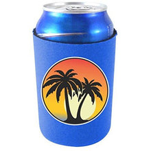 Load image into Gallery viewer, Palm Tree Sunset Can Coolie