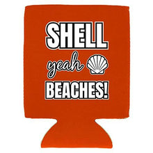 Load image into Gallery viewer, Shell Yeah Beaches Magnetic Can Coolie