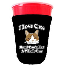 Load image into Gallery viewer, I Love Cats Party Cup Coolie
