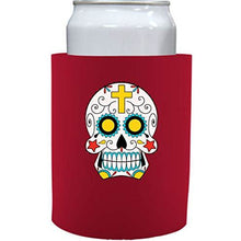 Load image into Gallery viewer, Sugar Skull Thick Foam"Old School" Can Coolie