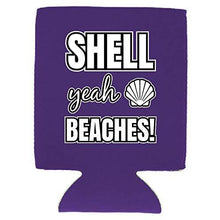 Load image into Gallery viewer, Shell Yeah Beaches Magnetic Can Coolie