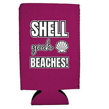 Load image into Gallery viewer, Shell Yeah Beaches 16 oz. Can Coolie